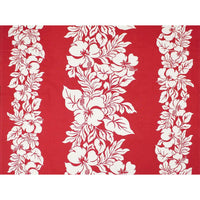 New colorway Popular fabric Hawaii Polycotton Fabric ETU-436 [Hibiscus Panel]