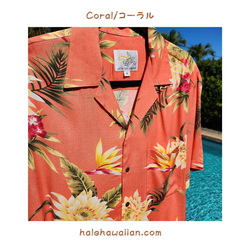 Hawaiian Men's Aloha Shirt Rayon [Ceres]