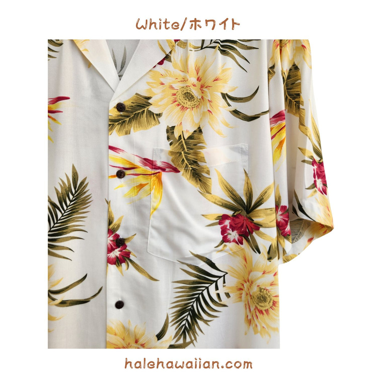 Hawaiian Men's Aloha Shirt Rayon [Ceres]