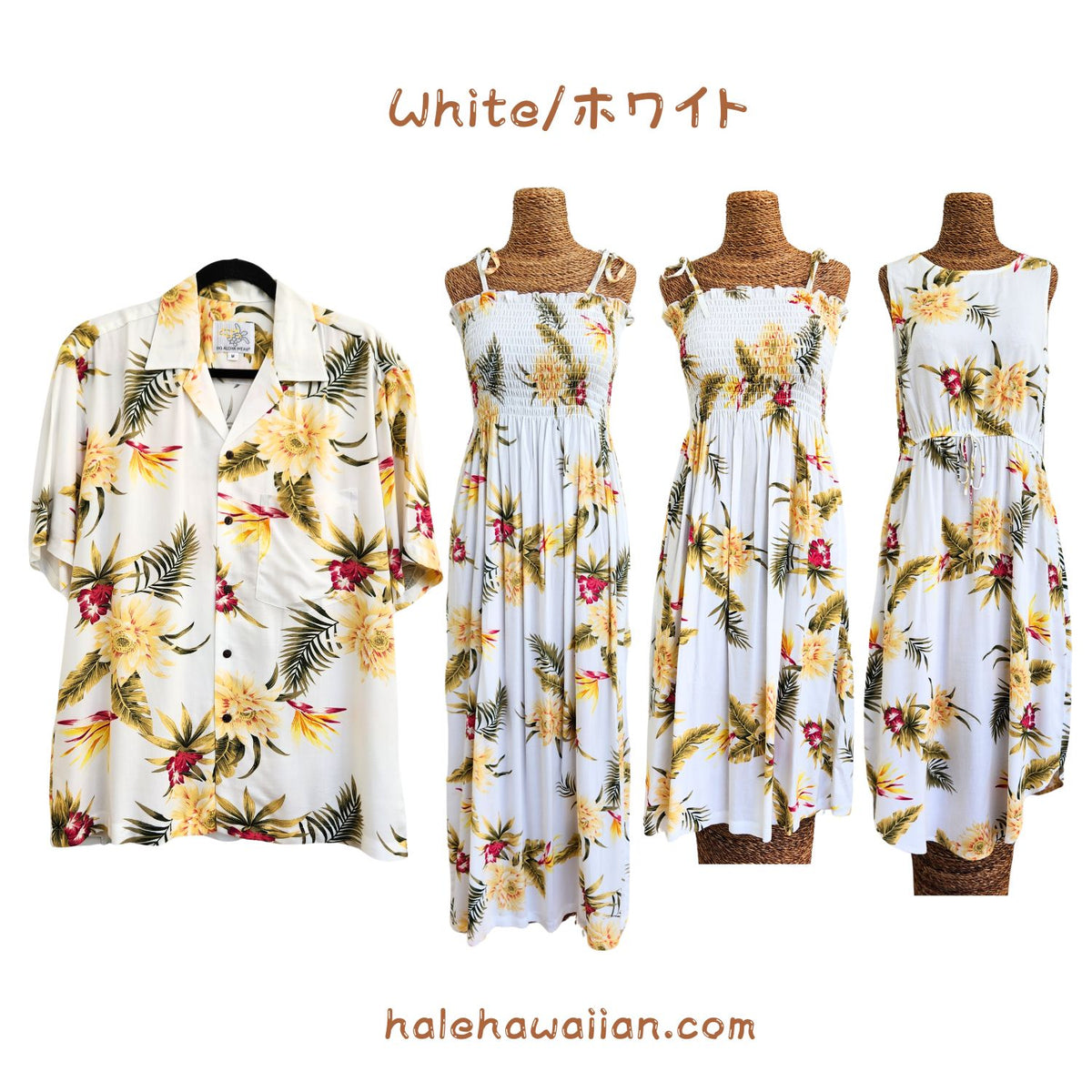 Hawaiian Muumuu Tunic Dress Maxi Dress [Ceres]