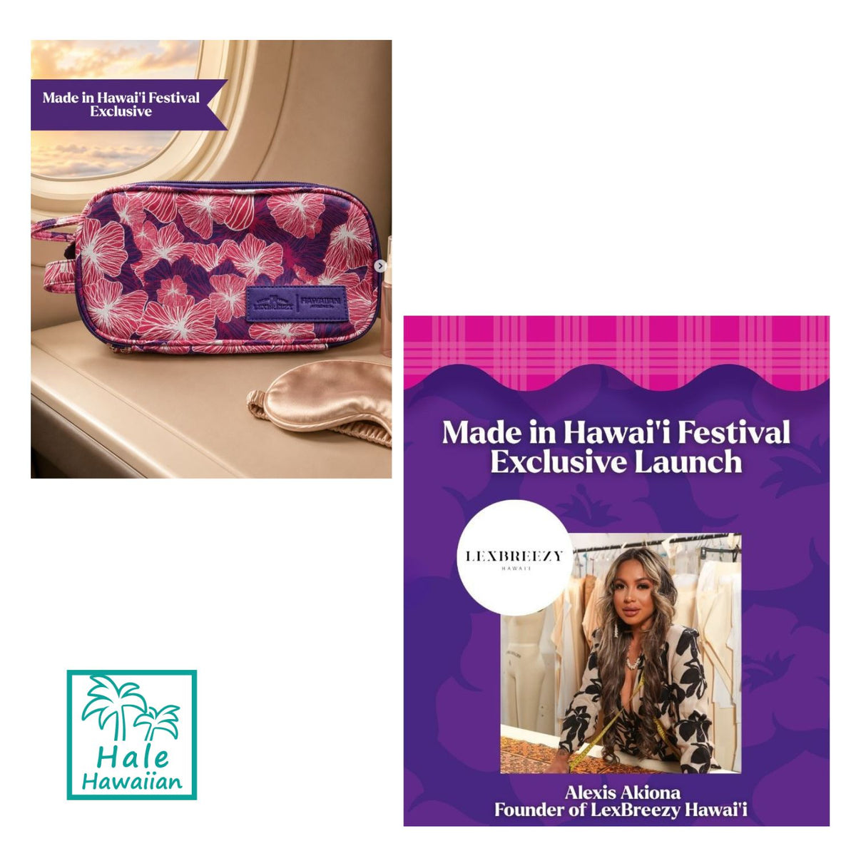 LexBreezy Hawaiʻi × Hawaiian Airlines Toiletry Bag | Limited Collaboration