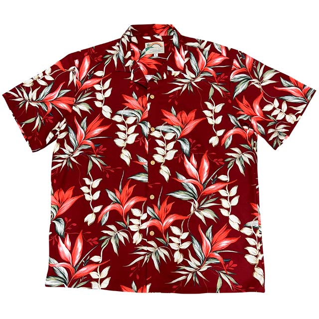 Hawaiian Men's Aloha Shirt Rayon [Halekonia Paradise]