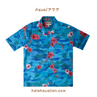 Hawaii Men's Cotton Aloha Shirt [Island Escape]