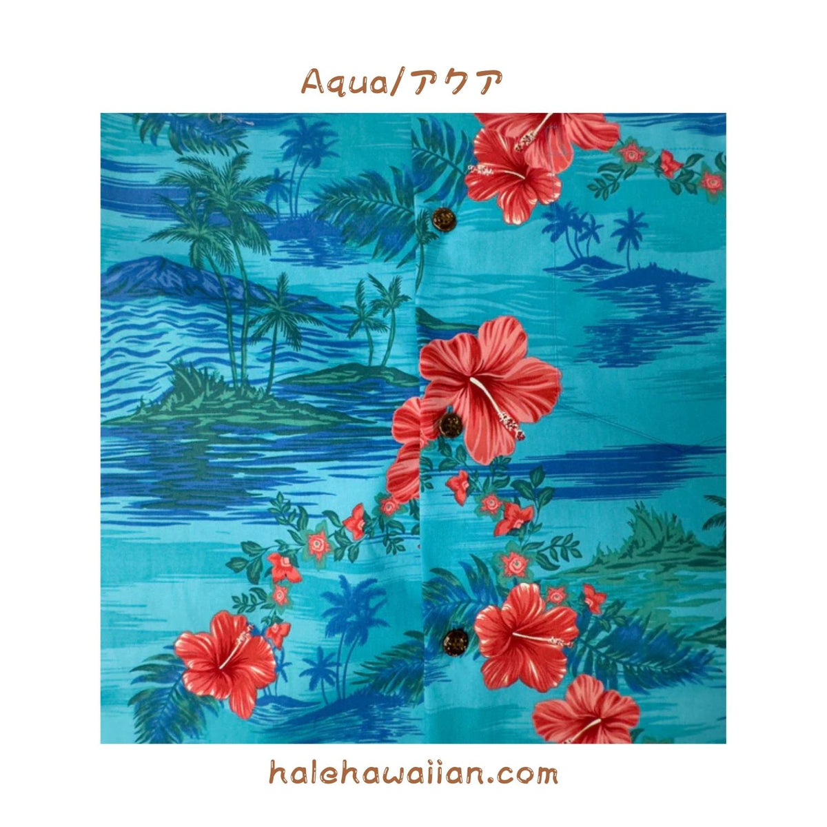 Hawaii Men's Cotton Aloha Shirt [Island Escape]
