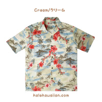 Hawaii Men's Cotton Aloha Shirt [Island Escape]