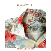 Hawaii Men's Cotton Aloha Shirt [Island Escape]