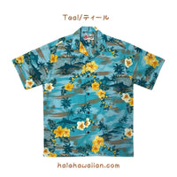 Hawaii Men's Cotton Aloha Shirt [Island Escape]