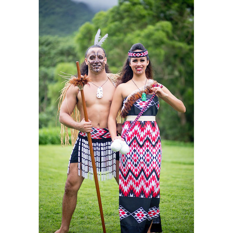 Hawaiian Simulated Maori Skirt [PIUPIU SKIRT ]