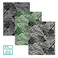 Hawaiian Poly-Cotton Fabric JYO-222-794 [Tapa Monstera]