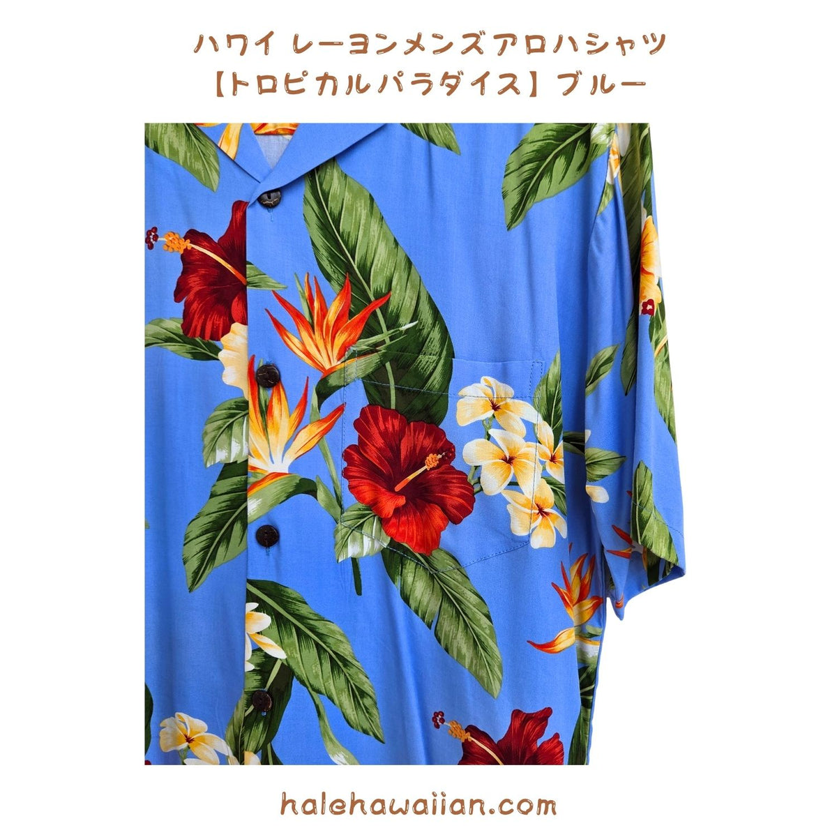 Hawaiian Men's Aloha Shirt Rayon [Tropical Paradise]