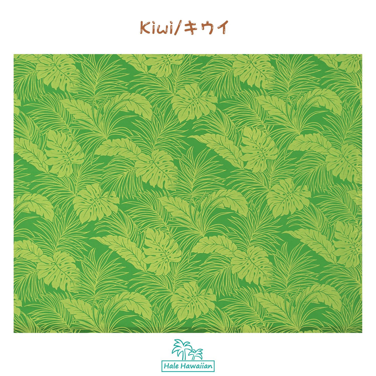 Hawaiian Polycotton Fabric LMH-04-331 [Monstera]