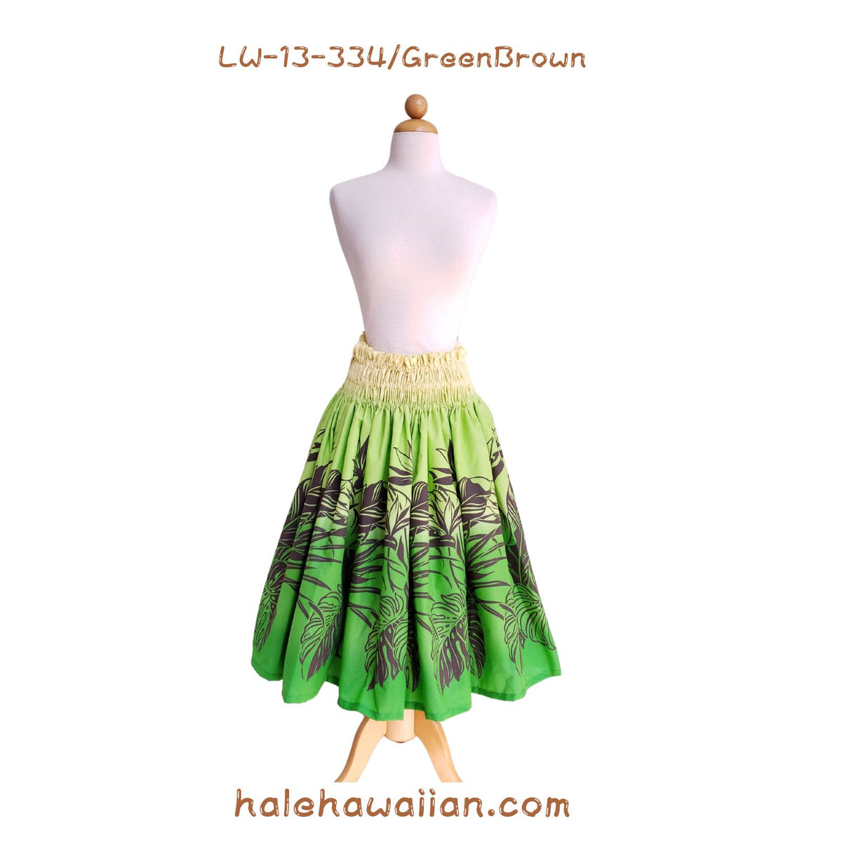 *Sale Fabric: Hawaiian Poly Cotton Fabric LW-13-334 [Leaf Bouquet/Gradient]