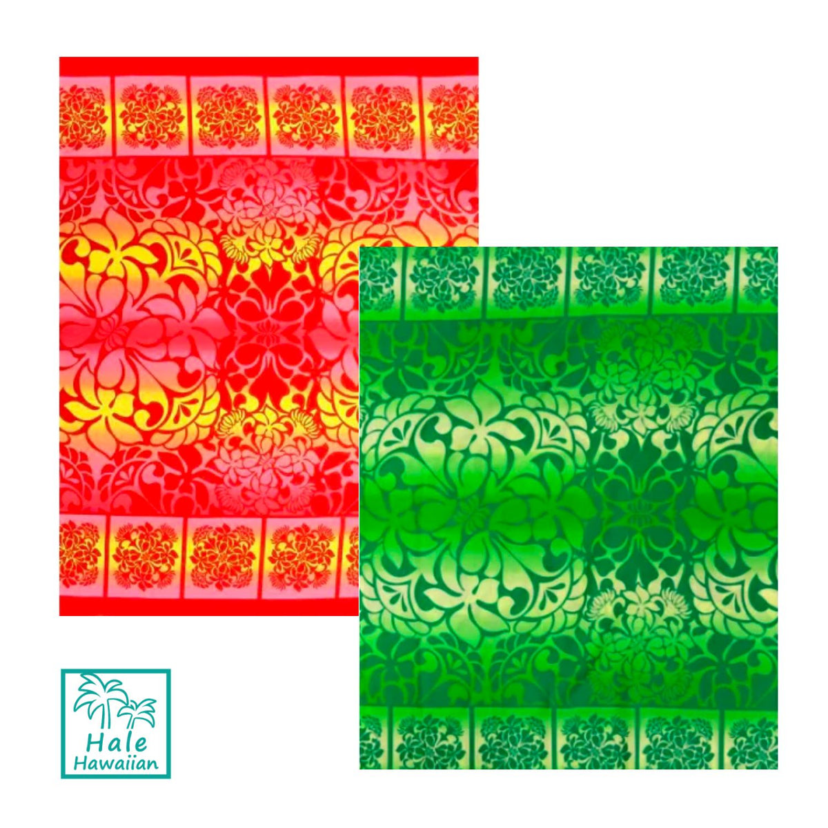 ※セール生地  ハワイアン ポリコットン生地 LW-14-372 【グラデーションキルト】