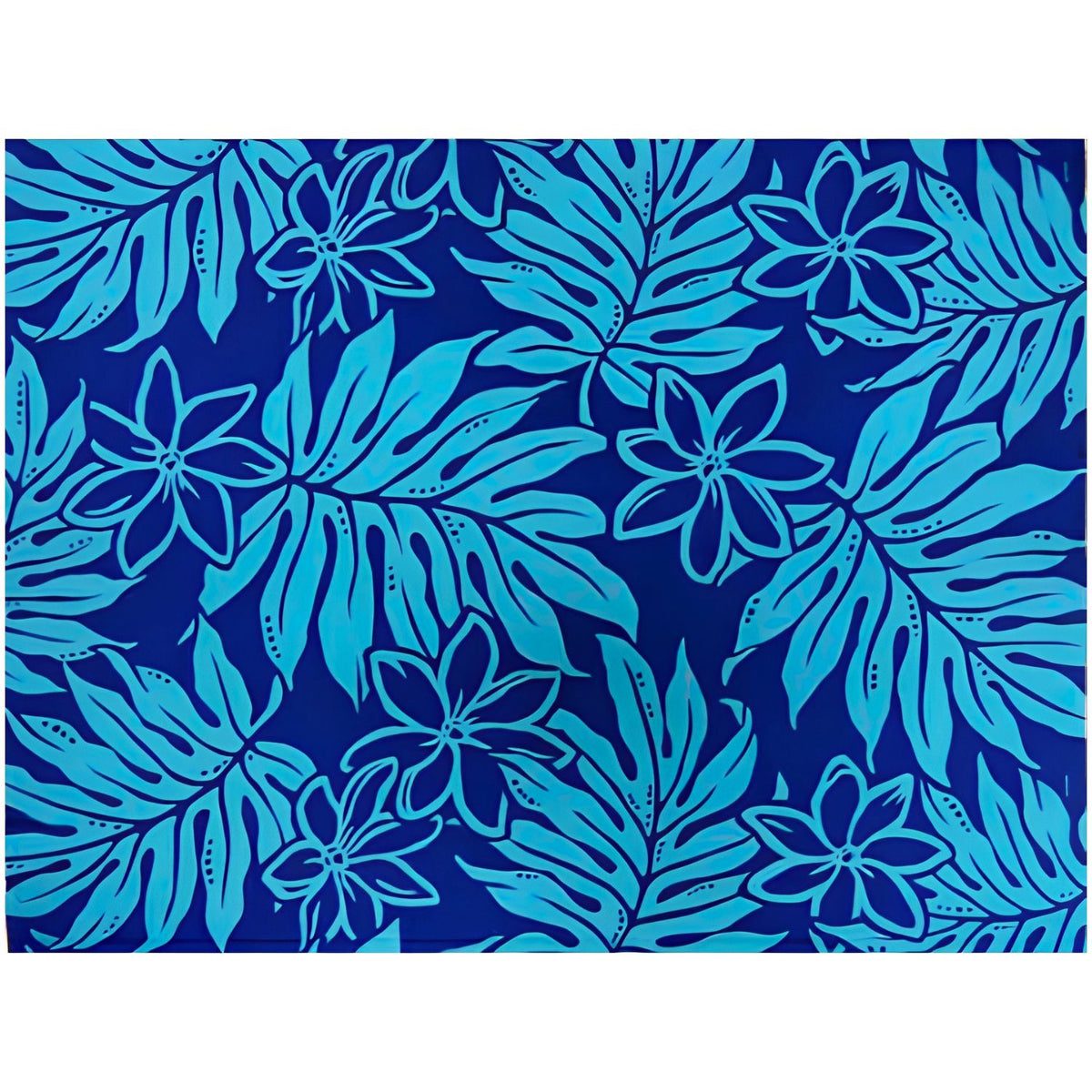 *Sale Fabric: Hawaiian Poly-Cotton Fabric LW-15-446 [Tiare Laua'e]