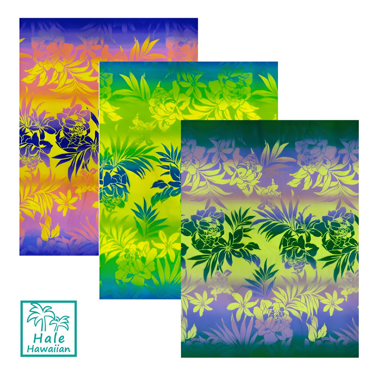 Hawaiian Polycotton Fabric LW-16-504 [Toach Ginger]