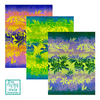 Hawaiian Polycotton Fabric LW-16-504 [Toach Ginger]