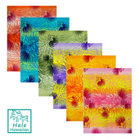 Hawaiian Polycotton Fabric LW-17-564 [Lefua Monstera/Gradation]