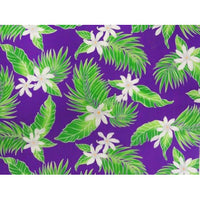 Hawaiian polycotton fabric LW-17-574 [Tiare leef]