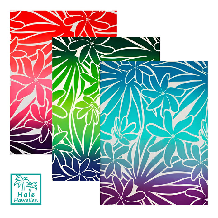 Hawaiian Polycotton Fabric LW-18-638 [Gradation/Tiare]