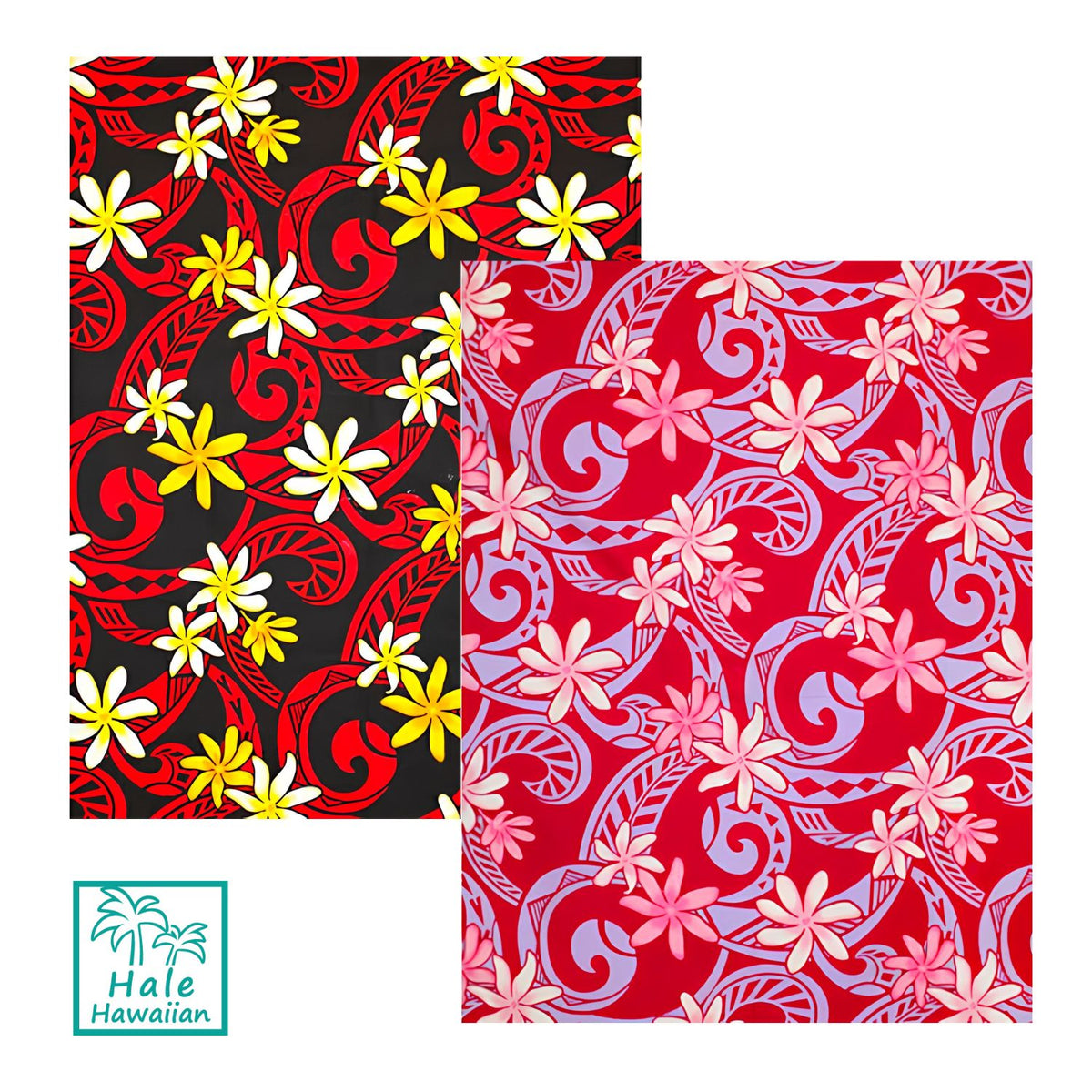 Hawaiian Polycotton Fabric LW-18-648 [Tiare / Tapa]