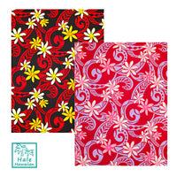 Hawaiian Polycotton Fabric LW-18-648 [Tiare / Tapa]
