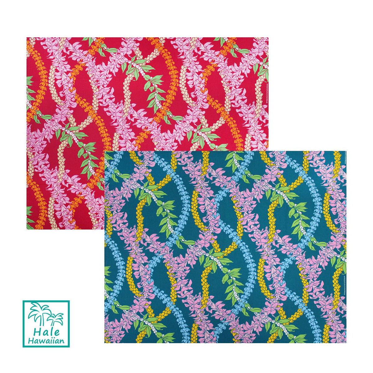 Hawaiian Polycotton Fabric LW-22-861 [Lei]