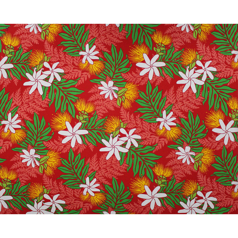 Hawaiian Polycotton Fabric LW-22-863 [Tiara Fern]