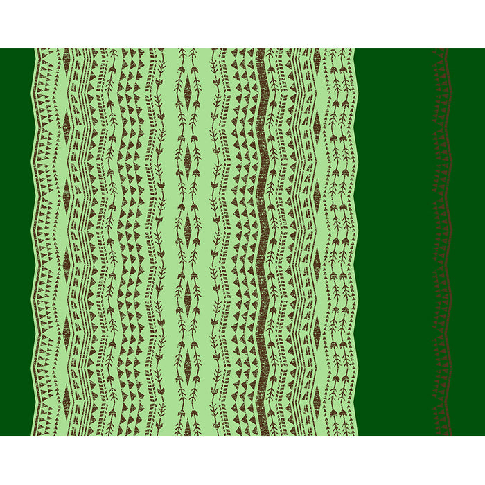 Hawaiian polycotton fabric LW-23-874 [Border Tapa] Scheduled to arrive in December