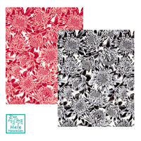 Hawaiian Polycotton Fabric LW-24-936 [Torch Ginger/Protea]