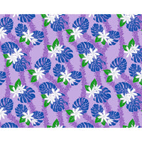 Hawaiian polycotton fabric LW-24-952 [Tiare Monstera Lei]