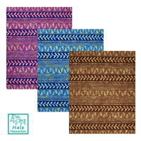 New Arrival Hawaiian Polycotton Fabric LW-25-979 [Tapa Panel] 