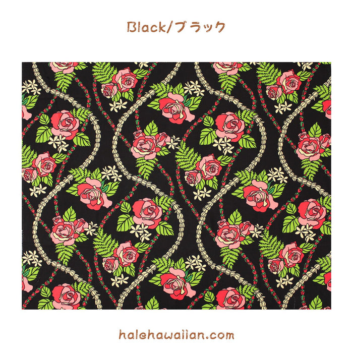 Hawaiian Poly-Cotton Fabric LW-25-985 [Lokelani Pikake]