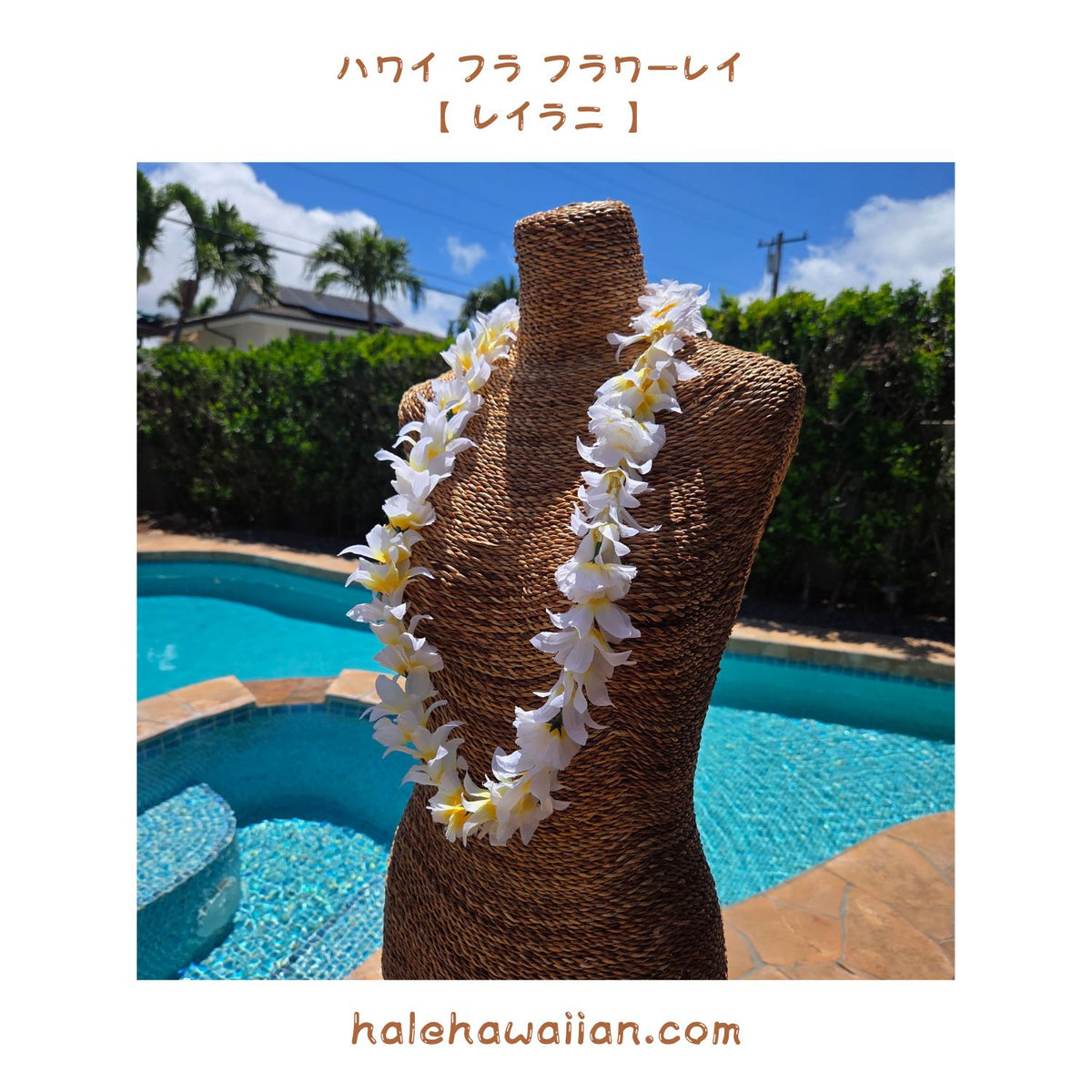Hawaiian Hula Supplies Flower Lei [Leilani Lei]