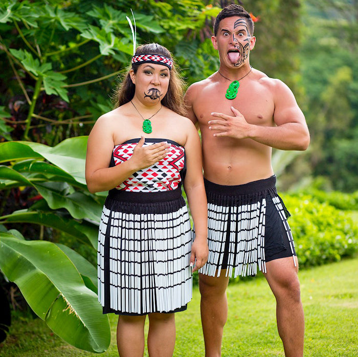 Hawaiian Simulated Maori Skirt [PIUPIU SKIRT ]