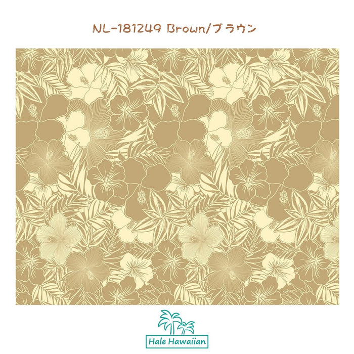 新柄入荷 ハワイ コットン生地 NL-181249【 ハイビスカス ブルーム 】