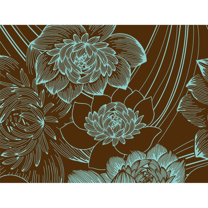 Hawaiian polycotton fabric NLX-20861 [Protea/Modern Motif]
