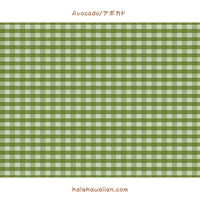 Limited Color Hawaii Polycotton Fabric PALAKA - Avocado