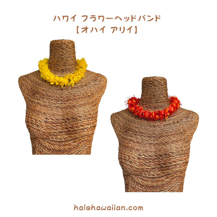 ハワイアン フラ用品 フラワーヘッドバンド【オハイアリイ】