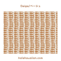 New colors in stock! Hawaiian Polycotton Fabric PTT-115-899 [Palaka Puakenikeni]