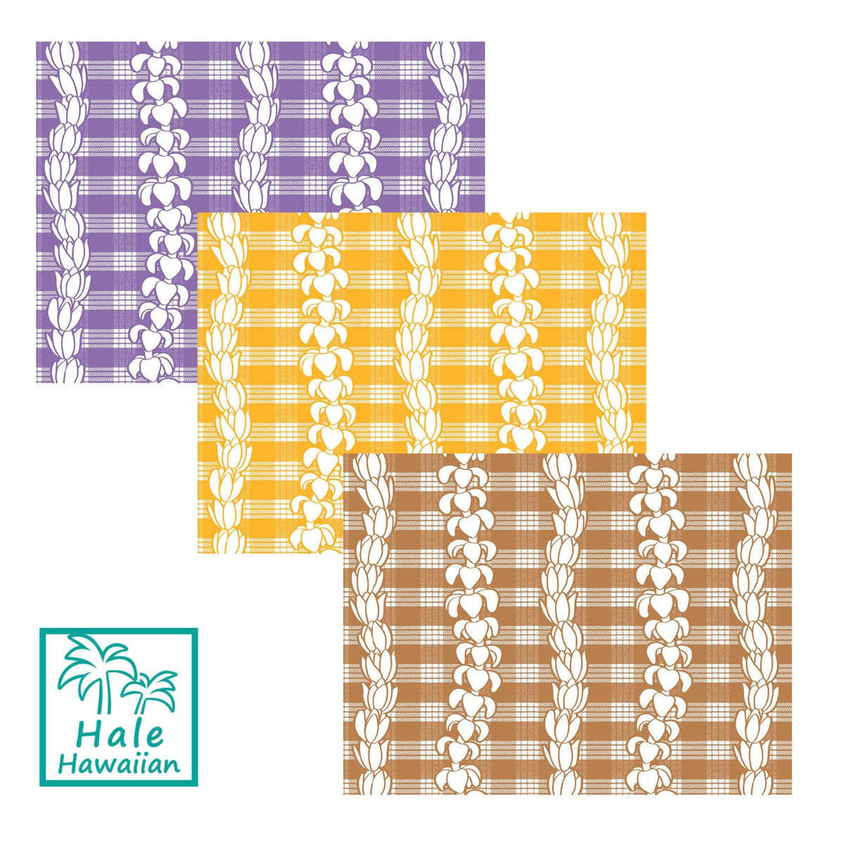 New colors in stock! Hawaiian Polycotton Fabric PTT-115-899 [Palaka Puakenikeni]