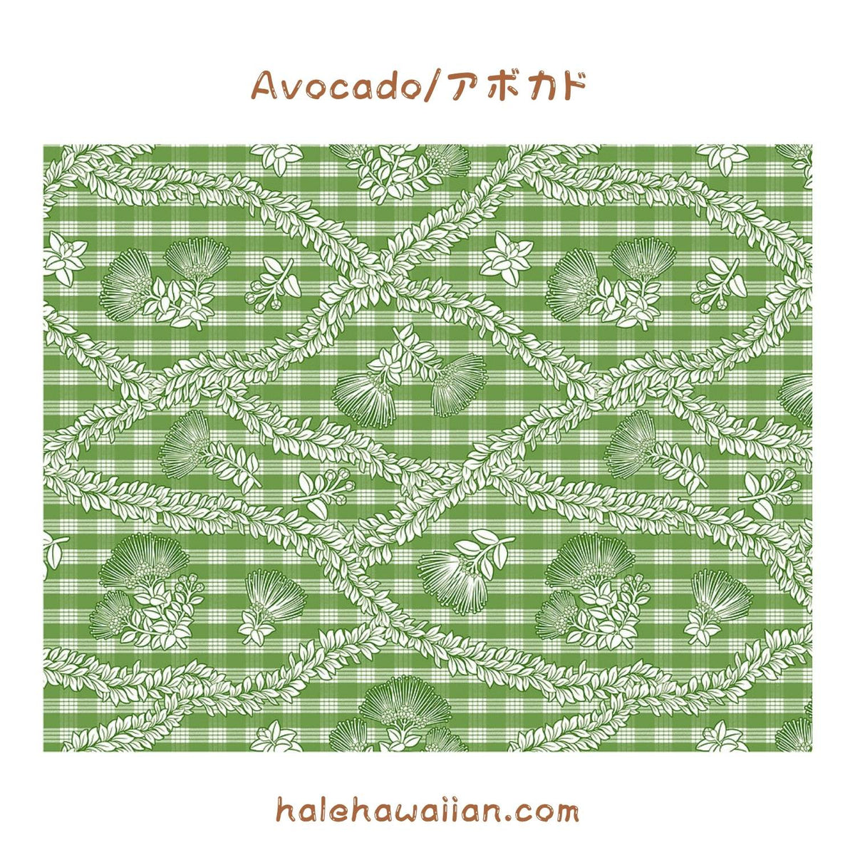 新作入荷 ハワイ コットン生地 PTT-112 【パラカ レフア マイレ】