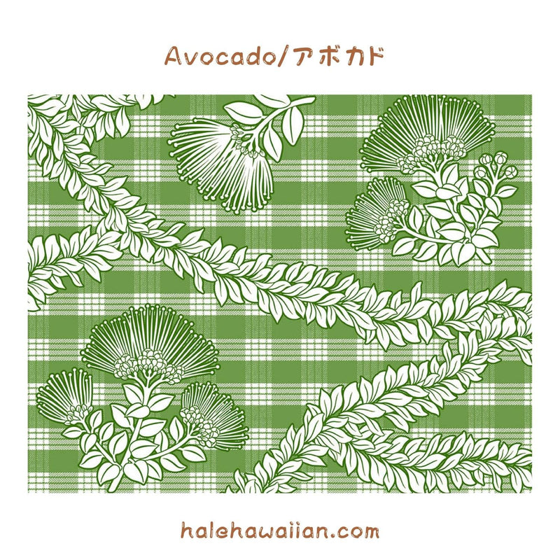 新作入荷 ハワイ コットン生地 PTT-112 【パラカ レフア マイレ】