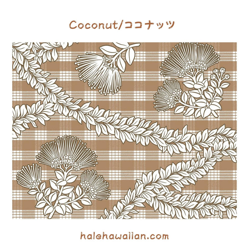 新作入荷 ハワイ コットン生地 PTT-112 【パラカ レフア マイレ】