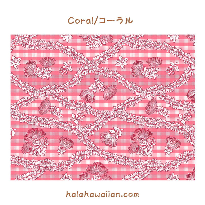 新作入荷 ハワイ コットン生地 PTT-112 【パラカ レフア マイレ】