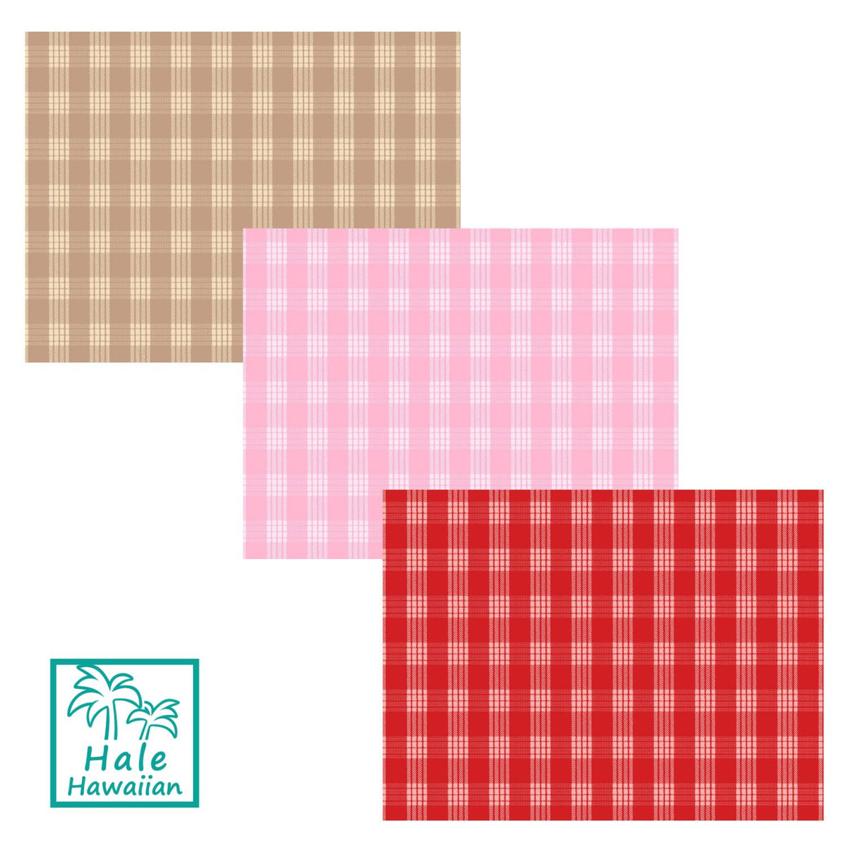 New colors in stock! Hawaii Hawaiian Fabric Yarn Dye (Woven) Cotton Fabric [ PALAKA / Palaka 2 Colors ]