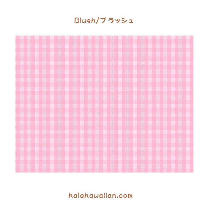 New colors in stock! Hawaii Hawaiian Fabric Yarn Dye (Woven) Cotton Fabric [ PALAKA / Palaka 2 Colors ]