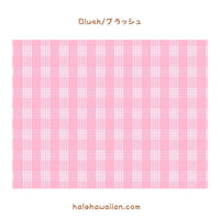 New colors in stock! Hawaii Hawaiian Fabric Yarn Dye (Woven) Cotton Fabric [ PALAKA / Palaka 2 Colors ]