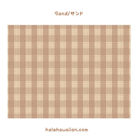 New colors in stock! Hawaii Hawaiian Fabric Yarn Dye (Woven) Cotton Fabric [ PALAKA / Palaka 2 Colors ]