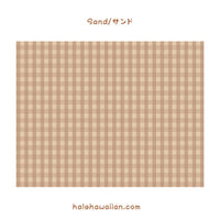 New colors in stock! Hawaii Hawaiian Fabric Yarn Dye (Woven) Cotton Fabric [ PALAKA / Palaka 2 Colors ]