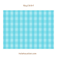New colors in stock! Hawaii Hawaiian Fabric Yarn Dye (Woven) Cotton Fabric [ PALAKA / Palaka 2 Colors ]